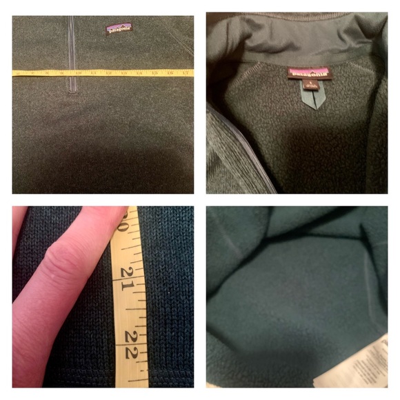 Patagonia Nouveau Green Better Sweater® 1/4-Zip Fleece S EUC Like NEW! - Picture 8 of 9